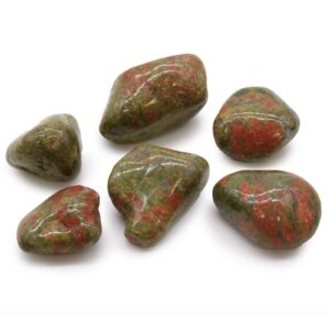 Large African Tumble Stones – Unakite | www.artisan-gifts.co.uk 1