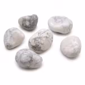 Large African Tumble Stones – White Howlite – Magnesite | www.artisan-gifts.co.uk 1