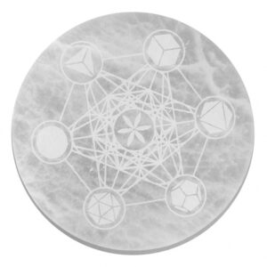 Large Charging Plate 18cm – Sacred Geometry | www.artisan-gifts.co.uk 1
