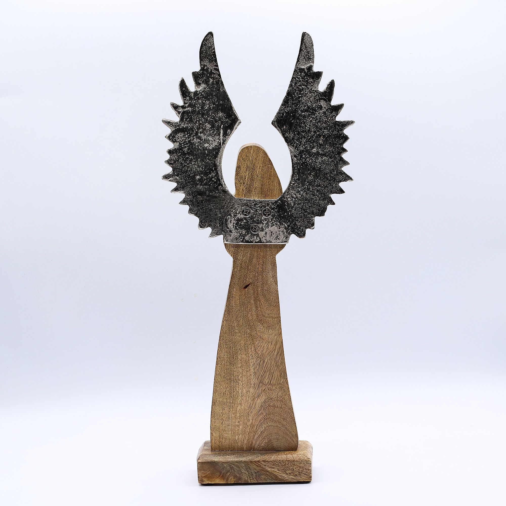 Large Mango Wood Gardian Angel Metal Wings & Enamel Detail | www.artisan-gifts.co.uk 5 Large Mango Wood Gardian Angel Metal Wings & Enamel Detail | www.artisan-gifts.co.uk 4