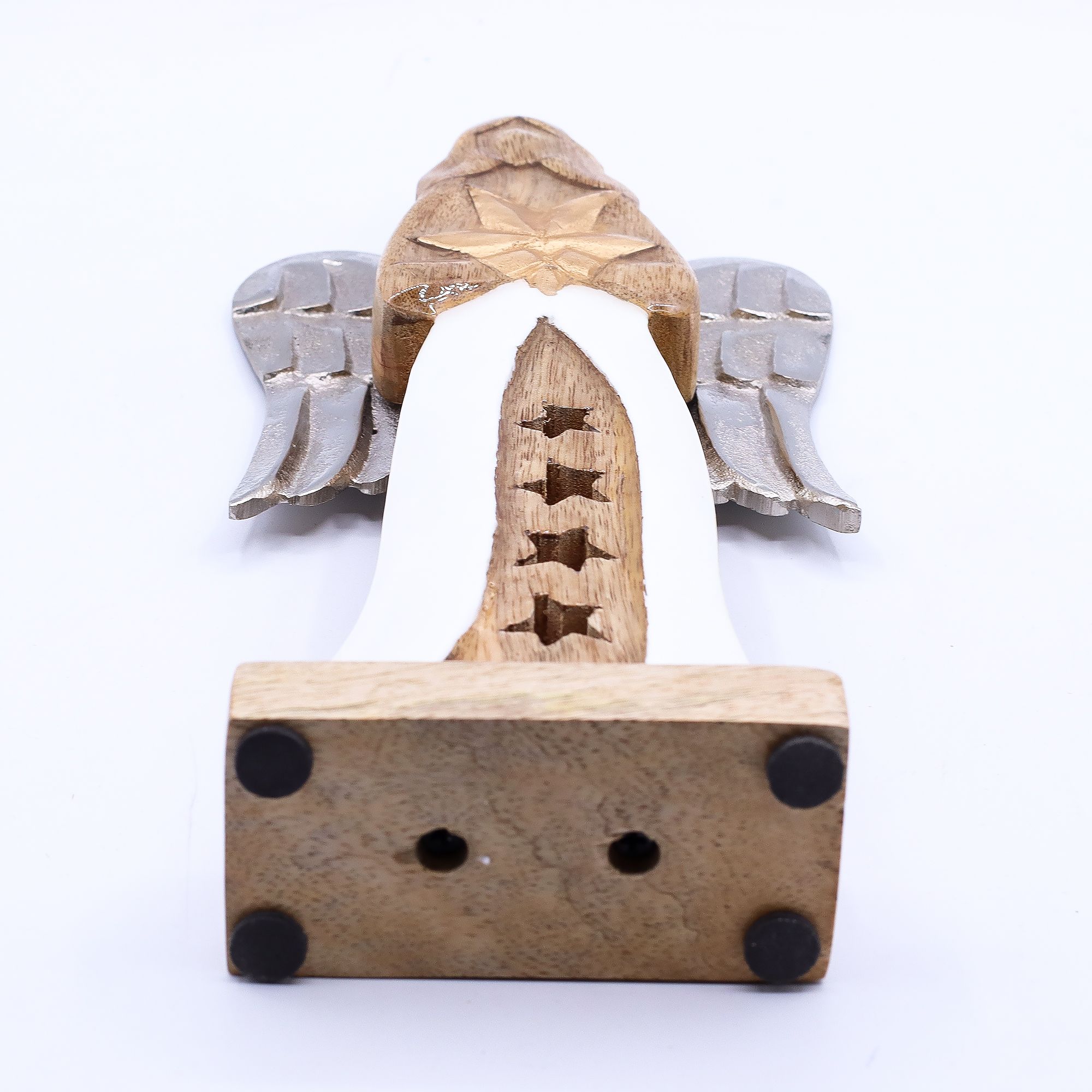 Large Mango Wood Star Angel Metal Wings & Enamel Detail | www.artisan-gifts.co.uk 7 Large Mango Wood Star Angel Metal Wings & Enamel Detail | www.artisan-gifts.co.uk 6