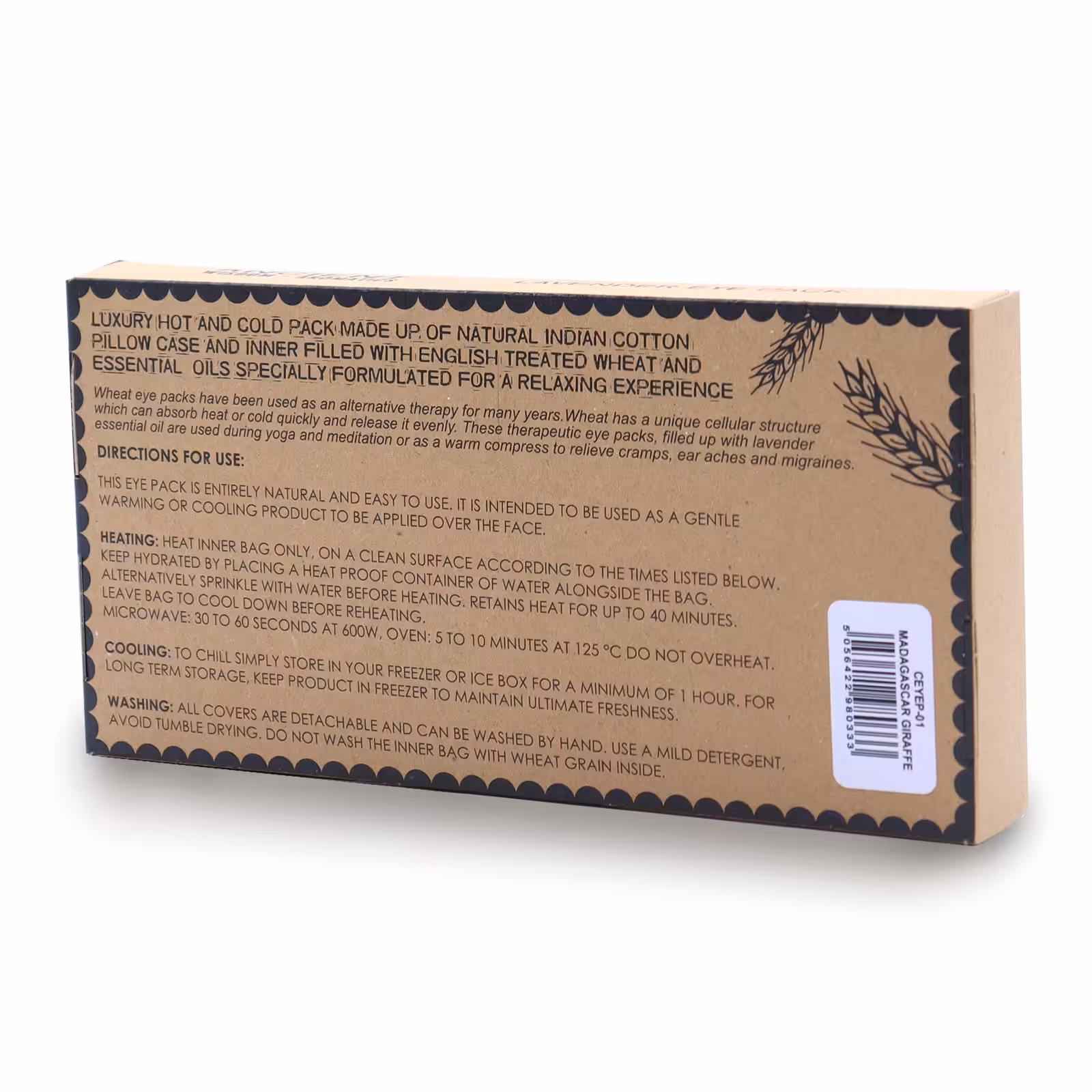 Lavender Natural Cotton and Juco Eye Pillow in Gift Box – Madagascar Giraffe | www.artisan-gifts.co.uk 3 Lavender Natural Cotton and Juco Eye Pillow in Gift Box – Madagascar Giraffe | www.artisan-gifts.co.uk 2