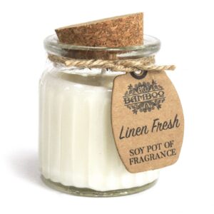 Linen Fresh Soy Pot of Fragrance Candles | www.artisan-gifts.co.uk 1