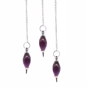 Lingam Shaped Gemstone Pendulum – Amethyst | www.artisan-gifts.co.uk