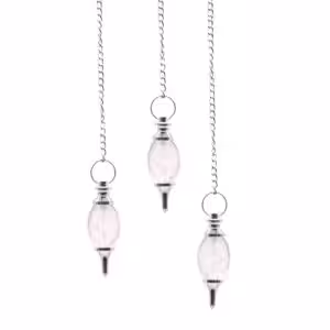 Lingam Shaped Gemstone Pendulum – Rock Quartz | www.artisan-gifts.co.uk