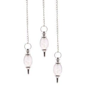 Lingam Shaped Gemstone Pendulum – Rock Quartz | www.artisan-gifts.co.uk