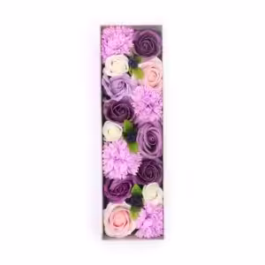 Long Box –  Lavender Rose & Carnation | www.artisan-gifts.co.uk 1