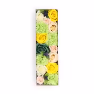 Long Box – Spring Celibrations – Yellow & Greens | www.artisan-gifts.co.uk 1