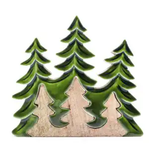 Lost in the Forrest – Three Trees 3D Wooden Decoration – 20x23cm | www.artisan-gifts.co.uk 1
