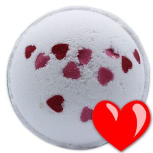 Love Hearts Bath Bomb – Wild Flowers | www.artisan-gifts.co.uk 1