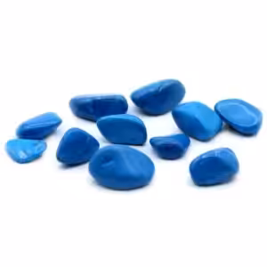 M Tumble Stone – Blue Howlite | www.artisan-gifts.co.uk 1