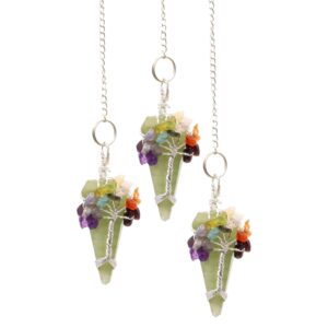 Magic Pendulum – Seven Chakra – Aventurine | www.artisan-gifts.co.uk 1