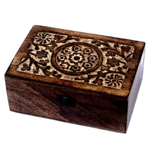 Mango Aromathrapy Box – Floral (holds 24) | www.artisan-gifts.co.uk 1