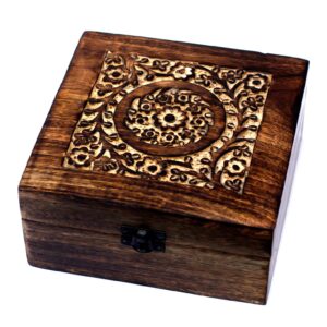 Mango Aromathrapy Box – Floral (holds 25) | www.artisan-gifts.co.uk 1