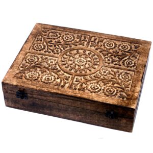 Mango Aromathrapy Box – Floral (holds 80) | www.artisan-gifts.co.uk 1