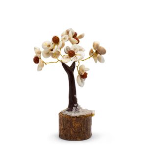 Med Gomati Chakra Circle Stone Tree with Rudraksha – (45 stones) | www.artisan-gifts.co.uk 1