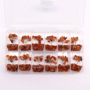 Mini Gemstone Tree On Orgonite Base – Carnelian (15 stones) | www.artisan-gifts.co.uk 1