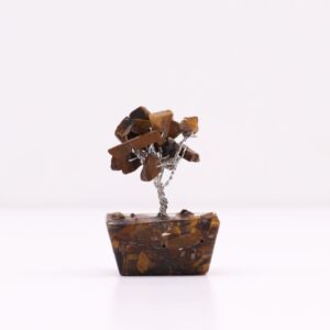 Mini Gemstone Tree On Orgonite Base – Tigereye (15 stones) | www.artisan-gifts.co.uk 1