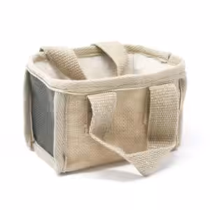 Mini Shopping Basket – 16x10x12cm – Charcoal | www.artisan-gifts.co.uk 1