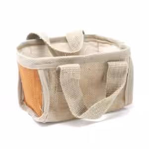 Mini Shopping Basket – 16x10x12cm – Turmeric | www.artisan-gifts.co.uk 1