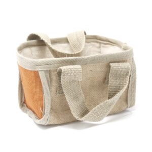 Mini Shopping Basket – 16x10x12cm – Turmeric | www.artisan-gifts.co.uk 1