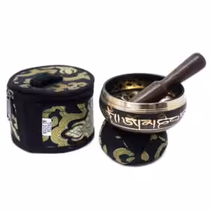 Mini Singing Bowl Gift Set – Black | www.artisan-gifts.co.uk 1