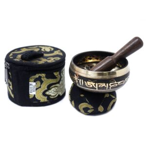Mini Singing Bowl Gift Set – Black | www.artisan-gifts.co.uk 1
