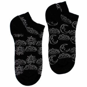 M/L Hop Hare Bamboo Socks Low (7.5-11.5) – Day and Night | www.artisan-gifts.co.uk 1