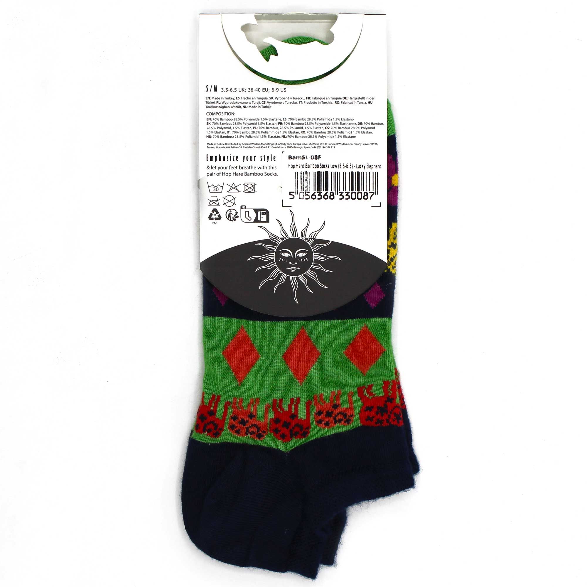 M/L Hop Hare Bamboo Socks Low (7.5-11.5) – Lucky Elephant | www.artisan-gifts.co.uk 4 M/L Hop Hare Bamboo Socks Low (7.5-11.5) – Lucky Elephant | www.artisan-gifts.co.uk 3