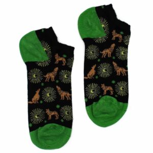 M/L Hop Hare Bamboo Socks Low (7.5-11.5) – Moonlight Wolfs | www.artisan-gifts.co.uk 1
