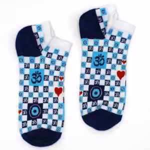 M/L Hop Hare Bamboo Socks Low (7.5-11.5) – Ohm Evil Eye | www.artisan-gifts.co.uk 1