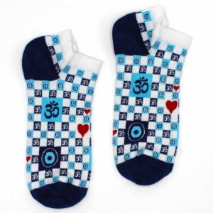 M/L Hop Hare Bamboo Socks Low (7.5-11.5) – Ohm Evil Eye | www.artisan-gifts.co.uk 1