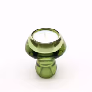 Mushroom Flip Dinner Candle / Tealight Holder – Garden Jade | www.artisan-gifts.co.uk 1