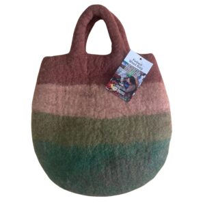 Mushroom Garden Felted Bag | www.artisan-gifts.co.uk 1