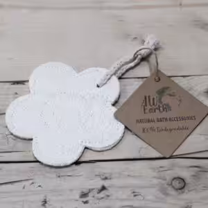 Natural Loofah Body Scrubs – Flower | www.artisan-gifts.co.uk 1