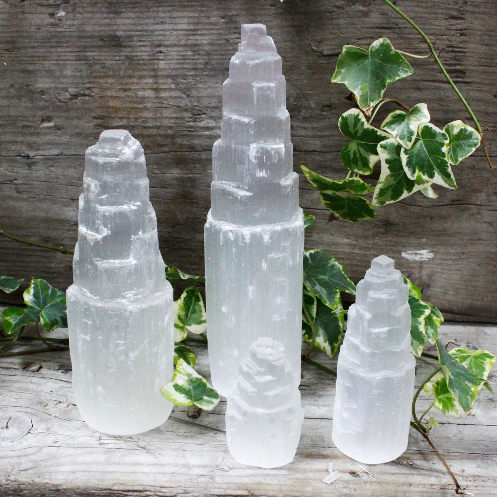 Natural Selenite Tower – 5 cm | www.artisan-gifts.co.uk 5 Natural Selenite Tower – 5 cm | www.artisan-gifts.co.uk 4