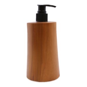 Natural Teakwood Soap Dispenser – Taper | www.artisan-gifts.co.uk 1