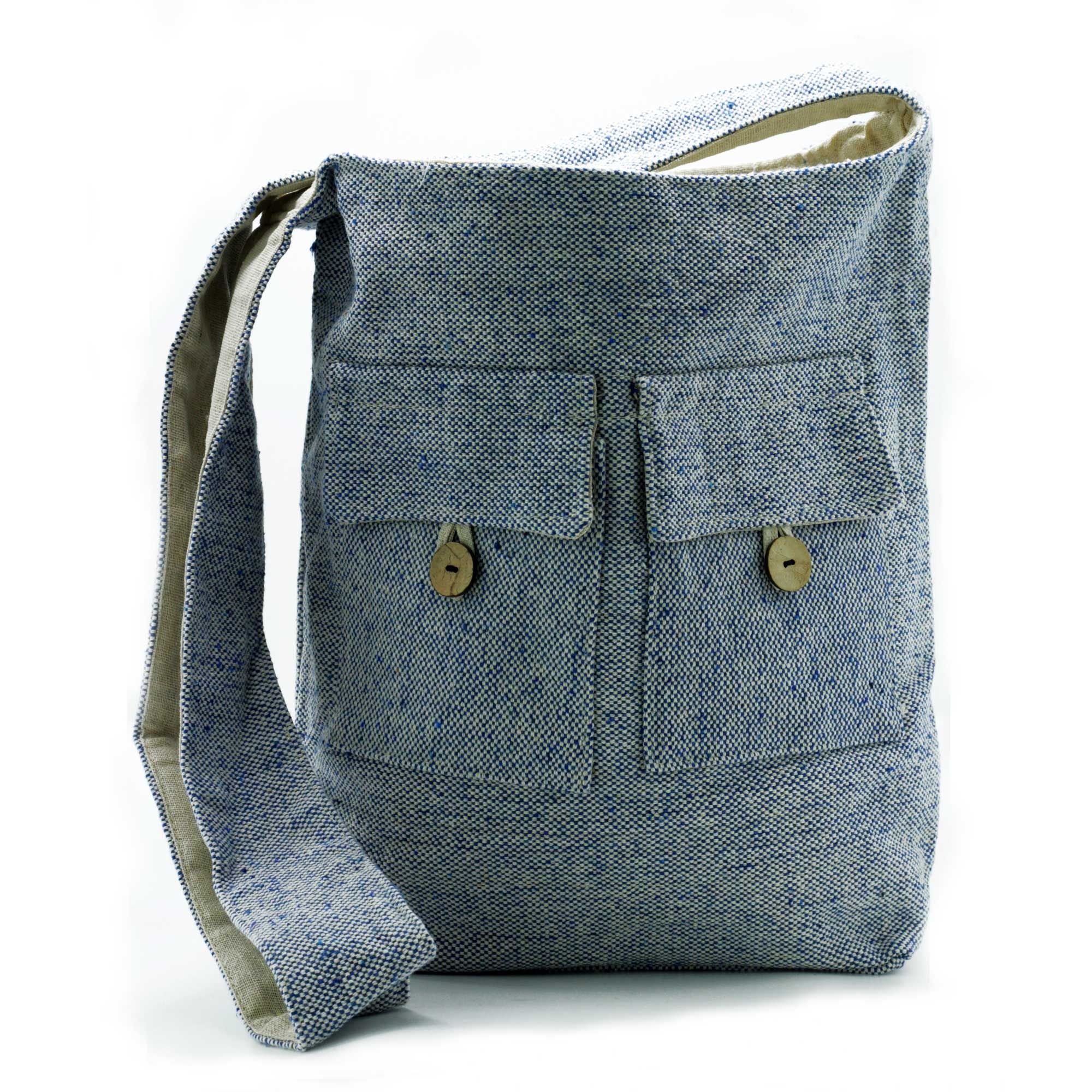 Natural Tones Two Pocket Bags – Comp Denim – Large | www.artisan-gifts.co.uk 2 Natural Tones Two Pocket Bags – Comp Denim – Large | www.artisan-gifts.co.uk