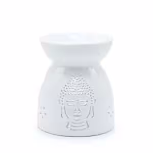 Oil Burner Buddha Cut Out- White | www.artisan-gifts.co.uk 1