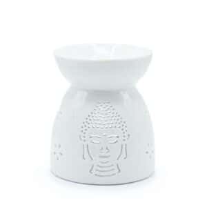 Oil Burner Buddha Cut Out- White | www.artisan-gifts.co.uk 1