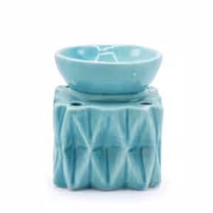 Oil Burner Geometric – Blue | www.artisan-gifts.co.uk 1