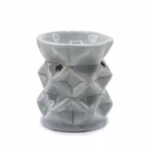 Oil Burner Geometric – Grey | www.artisan-gifts.co.uk 1
