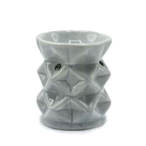 Oil Burner Geometric – Grey | www.artisan-gifts.co.uk 1