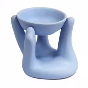 Open Hands Oil Burner – Blue | www.artisan-gifts.co.uk