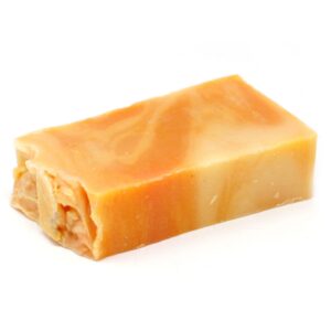 Orange – Olive Oil Soap – SLICE approx 100g | www.artisan-gifts.co.uk