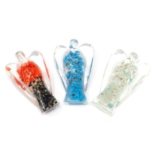 Orgonite Angel 50mm – Gemchips & Copper | www.artisan-gifts.co.uk 1