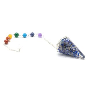 Orgonite Power Chakra Pendulum – Lapis | www.artisan-gifts.co.uk 1