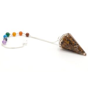Orgonite Power Chakra Pendulum – Tiger Eye | www.artisan-gifts.co.uk 1