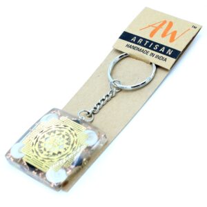 Orgonite Power Keyring – Home Protect Tourmaline | www.artisan-gifts.co.uk 1
