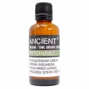 Patchouli Organic Essential Oil 50ml | www.artisan-gifts.co.uk